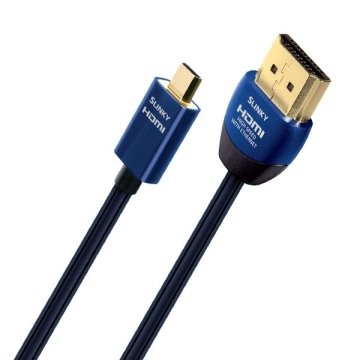 AudioQuest Slinky cavo HDMI 2 m HDMI tipo D (Micro) HDMI tipo A (Standard) Nero