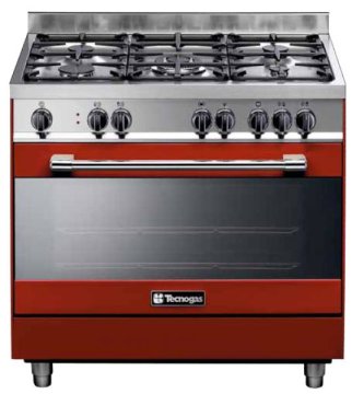 Tecnogas PTV998RS cucina Elettrico Gas Rosso