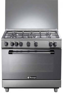 Tecnogas P965MX cucina Elettrico Gas Stainless steel A