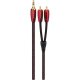 AudioQuest 3m Golden Gate 3.5mm - 2xRCA cavo audio Nero 2