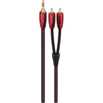 AudioQuest 0.6m Golden Gate 3.5mm - 2xRCA cavo audio 0,6 m Nero