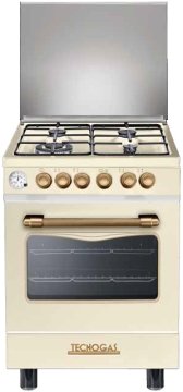 Tecnogas D664MCR cucina Elettrico Gas Crema