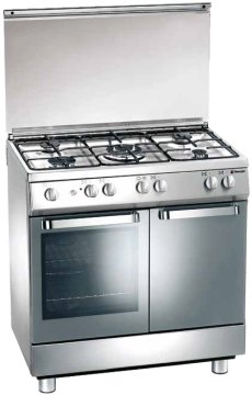 Tecnogas D884XS cucina Electric,Natural gas Gas Acciaio inox