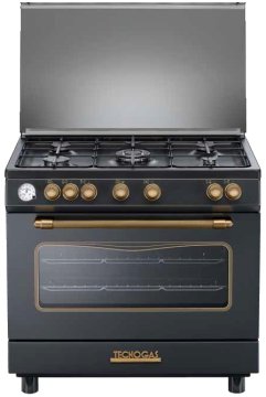 Tecnogas D965GVN cucina Electric,Natural gas Gas Nero