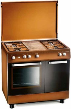 Tecnogas D982NCS cucina Electric,Natural gas Gas Marrone