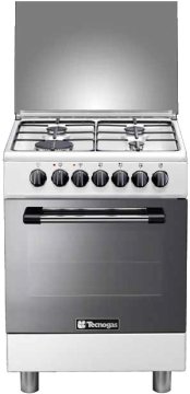 Tecnogas P654GVW cucina Electric,Natural gas Gas Bianco