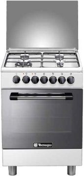 Tecnogas P664GVW cucina Electric,Natural gas Gas Bianco