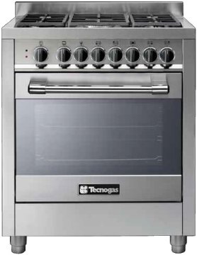 Tecnogas PTV762XS cucina Electric,Natural gas Gas Stainless steel