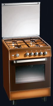 Tecnogas D52NCS cucina Gas naturale Gas Marrone