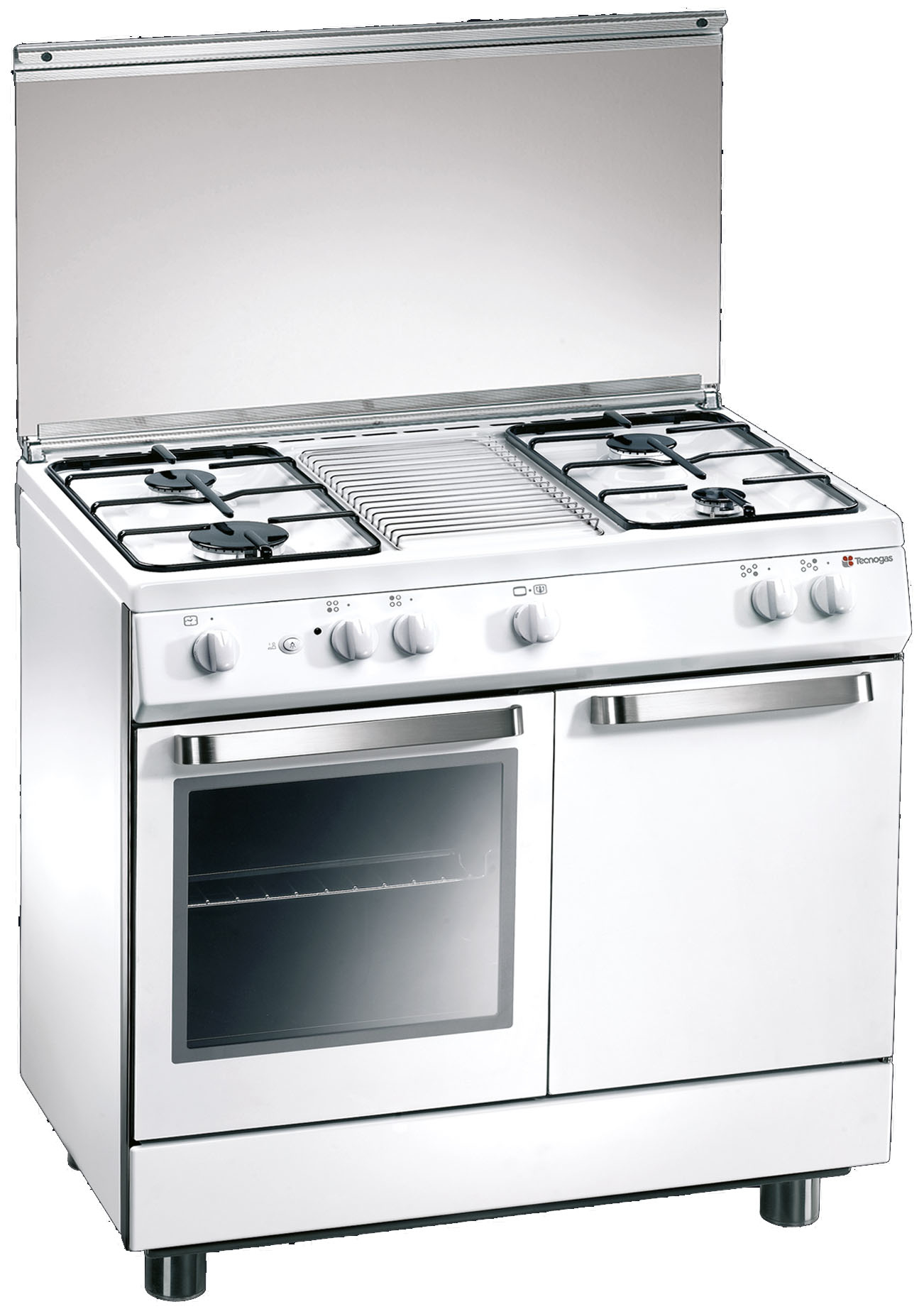 D982WS - Tecnogas D982 Cucina Gas Bianco - Cucine a gas - Cottura - Negozi  Elettronica Roma - Radionovelli