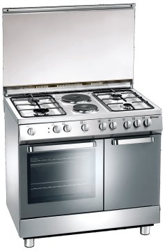 Tecnogas D923XS cucina Built-in cooker Elettrico Gas Acciaio inox