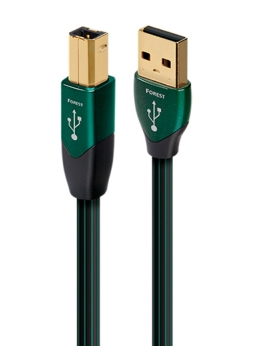 AudioQuest 5m Forest USB A-B cavo USB USB 2.0 USB B Nero