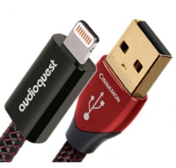 AudioQuest 0.75m Cinnamon Lightning 0,75 m Nero