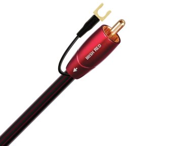 AudioQuest 8m Irish Red RCA cavo audio Nero