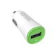Kanex KCLA1PT24V2GN Caricabatterie per dispositivi mobili Telefono cellulare, MP3, Smartphone, Tablet Verde Accendisigari Auto 2