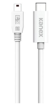 Kanex KUCMN111M cavo USB USB 2.0 1,2 m USB C Mini-USB B Bianco