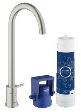GROHE Blue Mono Pure Acciaio spazzolato