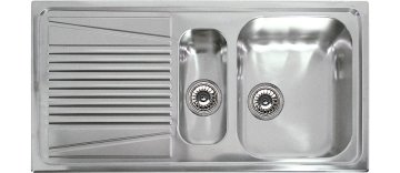 Elleci River 475 Lavello montato su piano Rettangolare Acciaio inox