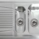 Elleci River 475 Lavello montato su piano Rettangolare Acciaio inox 2