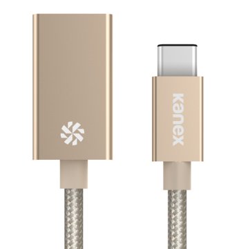 Kanex USB-C - USB-A 21cm cavo USB USB 3.2 Gen 1 (3.1 Gen 1) 0,21 m USB C USB A Oro