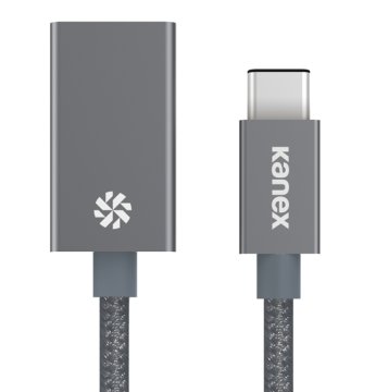 Kanex USB-C - USB-A 21cm cavo USB USB 3.2 Gen 1 (3.1 Gen 1) 0,21 m USB C USB A Grigio