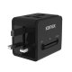 Kanex 4-in-1 Power Adapter with 2 x USB Black adattatore per presa di corrente Universale Nero 3