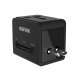 Kanex 4-in-1 Power Adapter with 2 x USB Black adattatore per presa di corrente Universale Nero 5