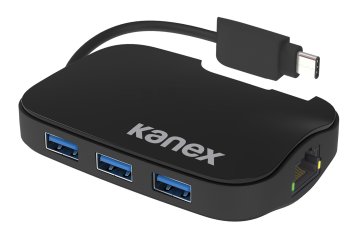 Kanex K181-1046-BK hub di interfaccia USB 3.2 Gen 1 (3.1 Gen 1) Type-C 1000 Mbit/s Nero
