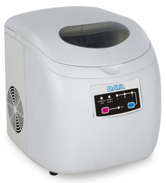 DAYA YU-G5410 macchina per cubetti di ghiaccio Macchina per la produzione di cubetti di ghiaccio integrata/indipendente 15 kg/24h 114 W Bianco