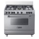 Tecnogas PP965MX Cucina freestanding Elettrico Gas Acciaio inox 2