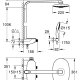 GROHE Rainshower System SmartControl 360 DUO sistema di doccia 2 testina/e Cromo 3