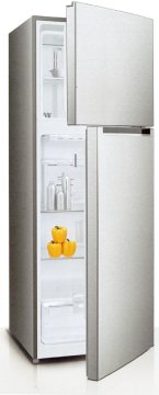 DAYA DDP-357DX frigorifero con congelatore Libera installazione 344 L Acciaio inox