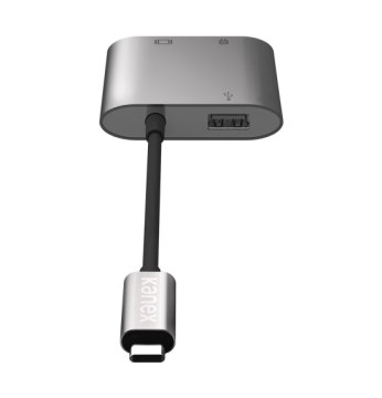 Kanex USB-C Multimedia adapter USB tipo-C HDMI + USB Grigio