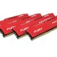 HyperX FURY Red 32GB DDR4 2666MHz Kit memoria 4 x 8 GB 2