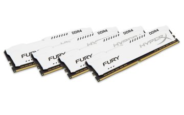 HyperX FURY Bianco 32GB DDR4 2666MHz Kit memoria 4 x 8 GB
