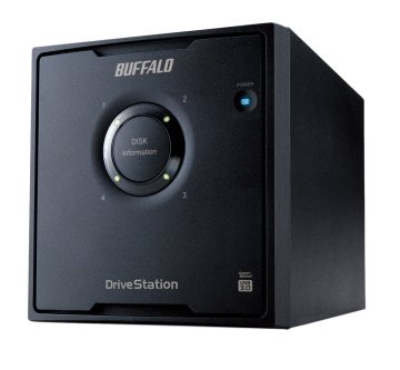 Buffalo DriveStation HD-QHU3 array di dischi 8 TB Desktop Nero