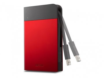 Buffalo MiniStation Extreme USB 3.0 1TB disco rigido esterno USB tipo A 3.2 Gen 1 (3.1 Gen 1) Nero, Rosso