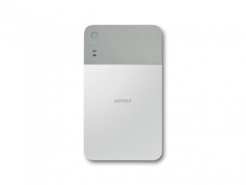 Buffalo MiniStation 1TB Air disco rigido esterno Wi-Fi USB tipo A 3.2 Gen 1 (3.1 Gen 1) Grigio, Argento