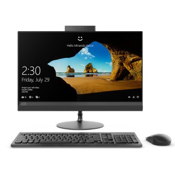 Lenovo IdeaCentre AIO 520-24IKU Intel® Core™ i3 i3-6006U 60,5 cm (23.8") 1920 x 1080 Pixel PC All-in-one 8 GB DDR4-SDRAM 1 TB HDD Windows 10 Home Wi-Fi 5 (802.11ac) Nero
