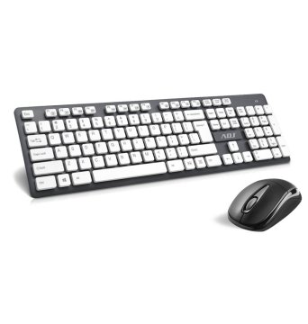 Adj KW150G tastiera Mouse incluso RF Wireless Italiano Nero, Bianco
