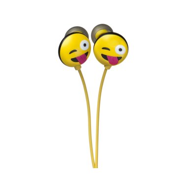 JAM Jamoji Just Kidding Auricolare Cablato In-ear MUSICA Nero, Rosso, Bianco, Giallo