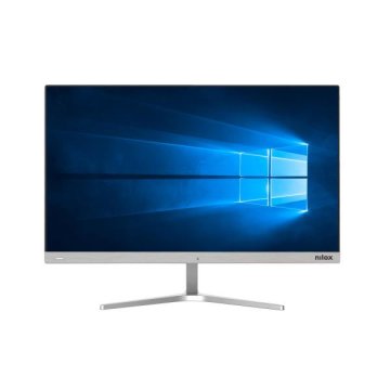 Nilox NX24AIOI5240WP All-in-One PC Intel® Core™ i5 i5-7400 61 cm (24") 1920 x 1080 Pixel PC All-in-one 8 GB DDR4-SDRAM 240 GB SSD Windows 10 Enterprise Wi-Fi 4 (802.11n) Nero, Argento