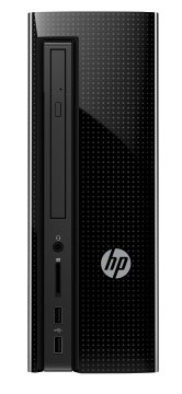 HP Slimline 260-a107nl Intel® Pentium® J3710 8 GB DDR3L-SDRAM 1 TB HDD Windows 10 Home Mini Tower PC Nero