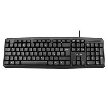 Vultech KEY-615 tastiera PS/2 QWERTY Italiano Nero