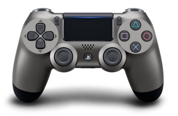 Sony DualShock 4 v2 Nero, Stainless steel Bluetooth/USB Gamepad Analogico/Digitale PlayStation 4