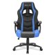 Sharkoon SKILLER SGS1 Sedia da gaming per PC Seduta imbottita Nero, Blu 3