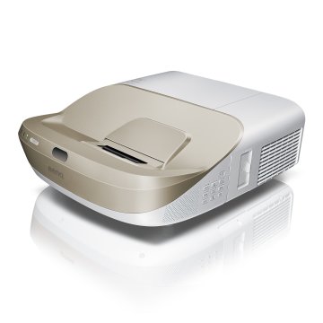 BenQ W1600UST Proiettore a raggio ultra corto 3300 ANSI lumen 1080p (1920x1080) Oro, Bianco