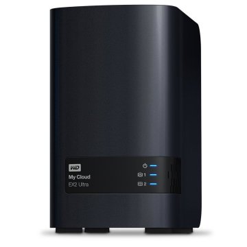 Western Digital My Cloud EX2 Ultra NAS Marvell Armada 385 Armada 385 1 GB DDR3 20 TB HDD Nero