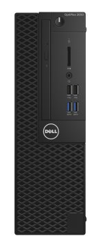 DELL OptiPlex 3050 Intel® Core™ i5 i5-7500 8 GB DDR4-SDRAM 256 GB SSD Windows 10 Pro SFF PC Nero