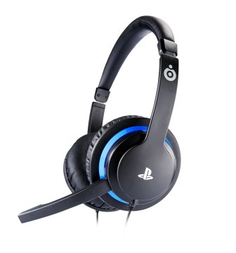 Bigben Interactive PS4OFHEADSETV2 cuffia e auricolare Cablato A Padiglione Giocare Nero, Blu